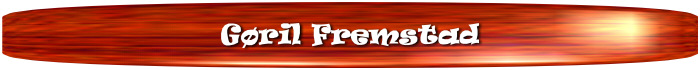 Gøril Fremstad banner